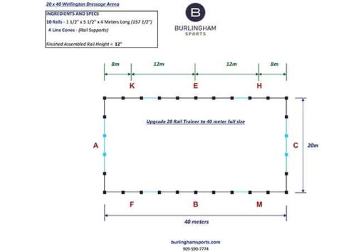 wellington arena upgrade 20 rail trainer to 40 full size layout