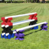 riser max jump blocks 4 pair red, black, blue, and purple